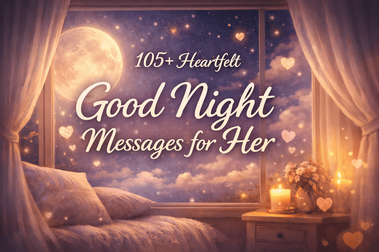 105+ Good Night Messages for Her That Will Make Her Cry (In a Good Way)