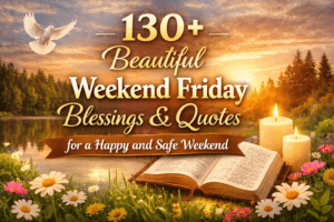 130+ Beautiful Friday Blessings & Quotes for a Happy and Safe Weekend