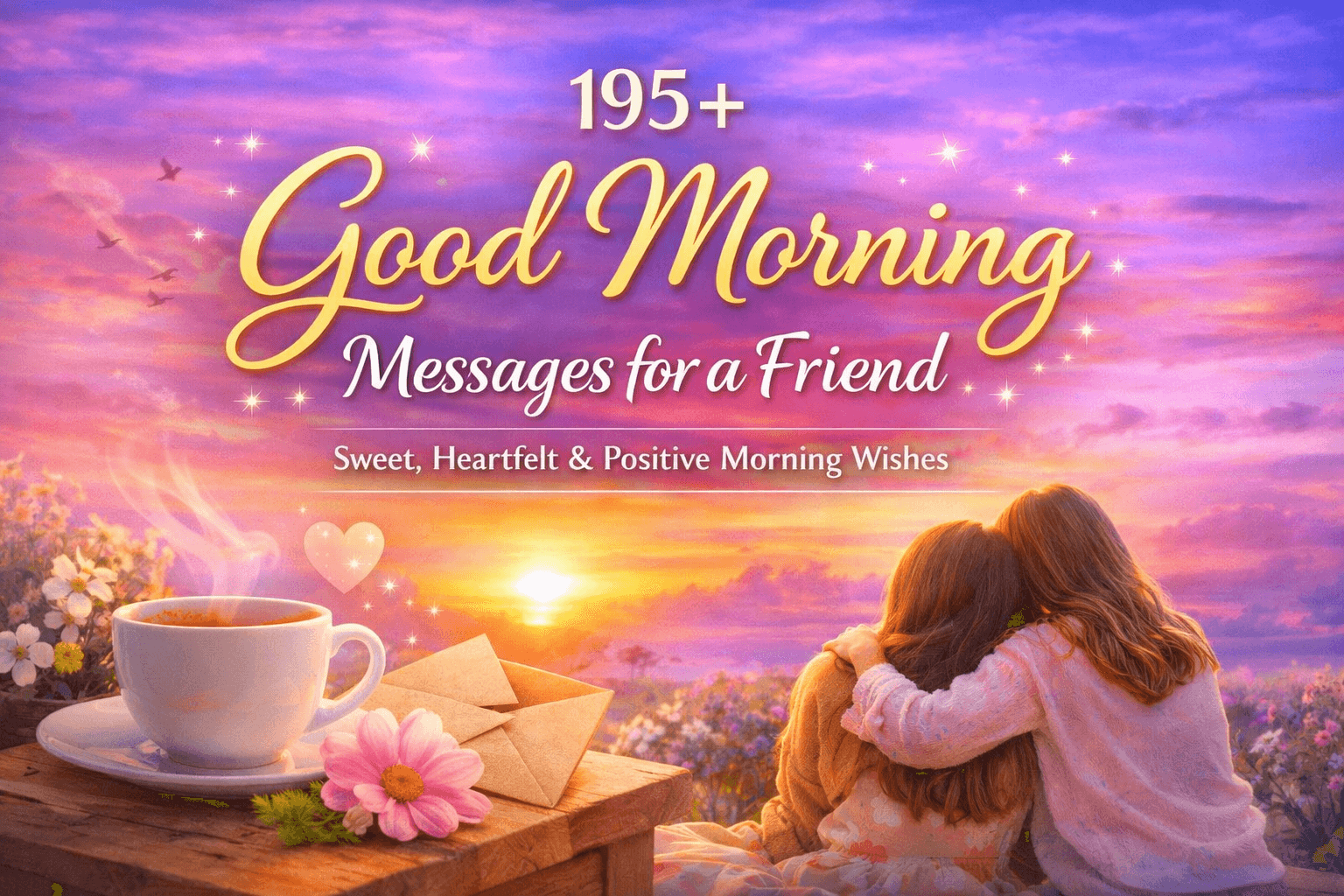 195+ Good Morning Messages for a Friend – Sweet, Heartfelt & Positive Morning Wishes