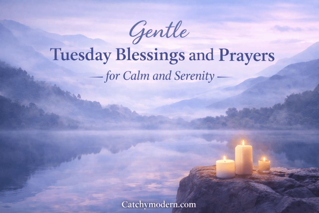 Gentle Tuesday Blessings and Prayers for Calm and Serenity