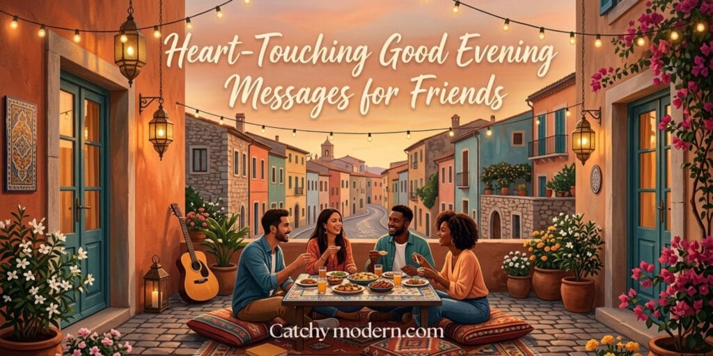 Heart-Touching Good Evening Messages for Friends
