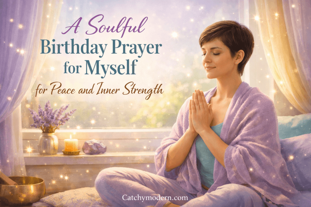 A Soulful Birthday Prayer for Myself for Peace and Inner Strength