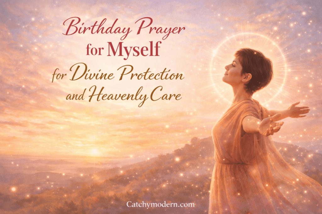 Birthday Prayer for Myself for Divine Protection and Heavenly Care