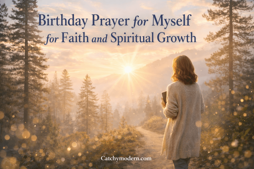 Birthday Prayer for Myself for Faith and Spiritual Growth