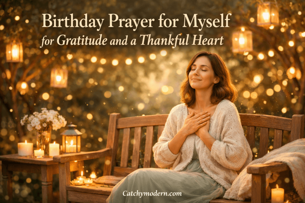 Birthday Prayer for Myself for Gratitude and a Thankful Heart
