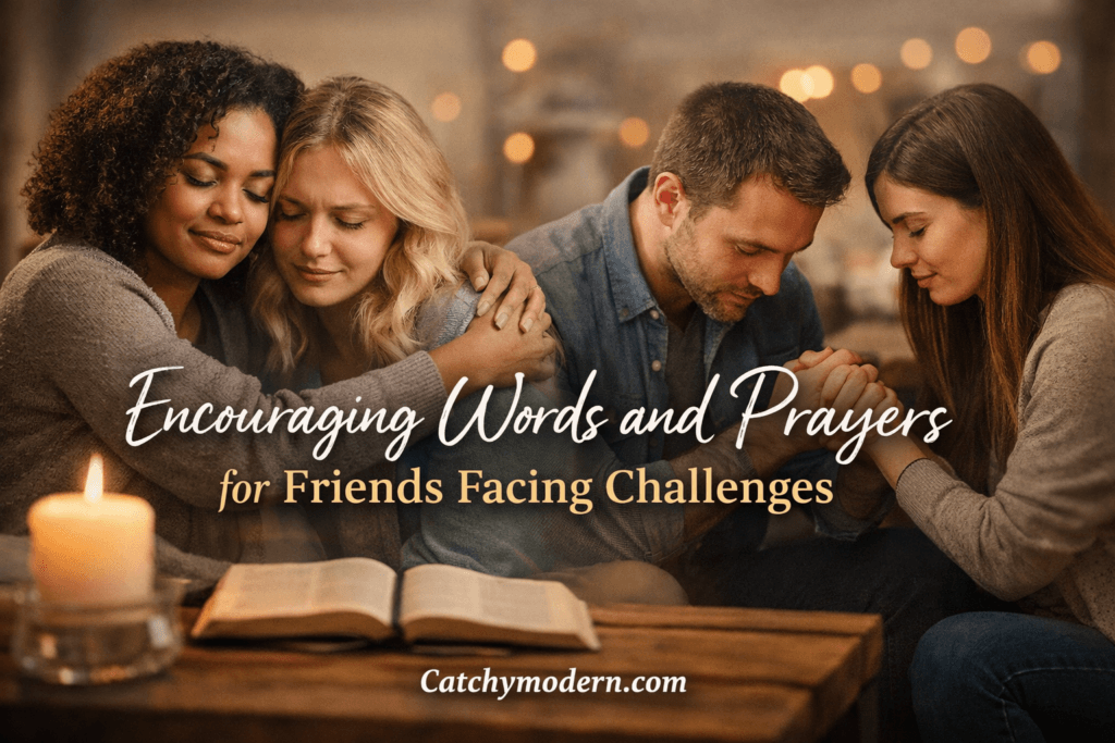 Encouraging Words and Prayers for Friends Facing Challenges