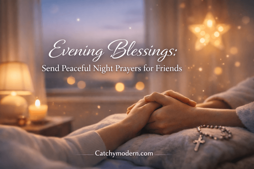 Evening Blessings: Send Peaceful Night Prayers for Friends