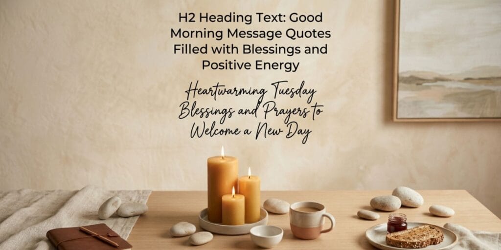 Good Morning Message Quotes Filled with Blessings and Positive Energy
