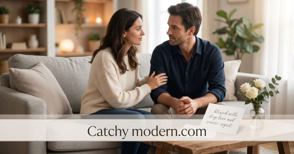 Romantic Apology Message for Him Blessed with Deep Love and Sincere Regret