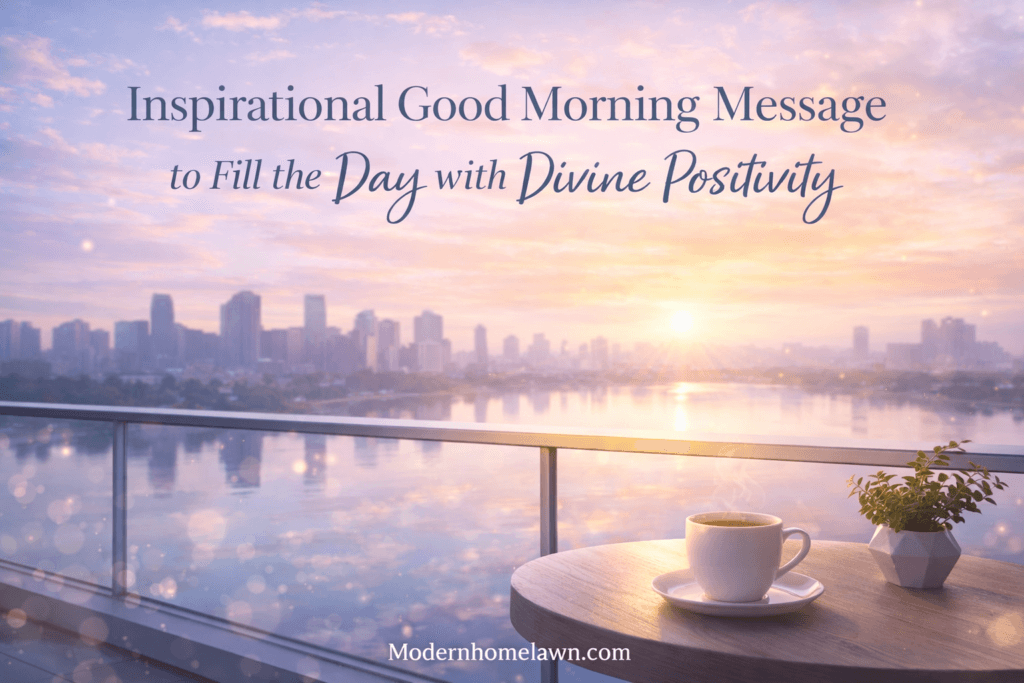 Inspirational Good Morning Message to Fill the Day with Divine Positivity