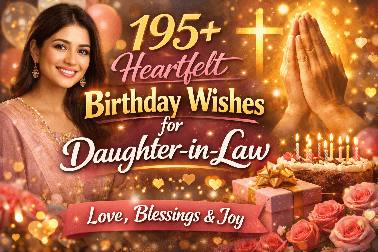 195+ Heartfelt Birthday Wishes for Daughter in Law Filled with Love, Blessings, and Divine Grace
